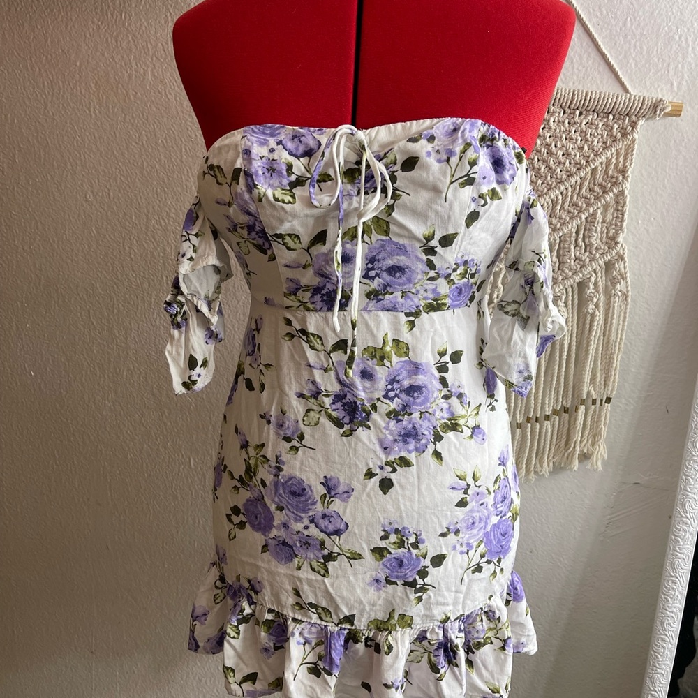 Floral Off-Shoulder Dress #2